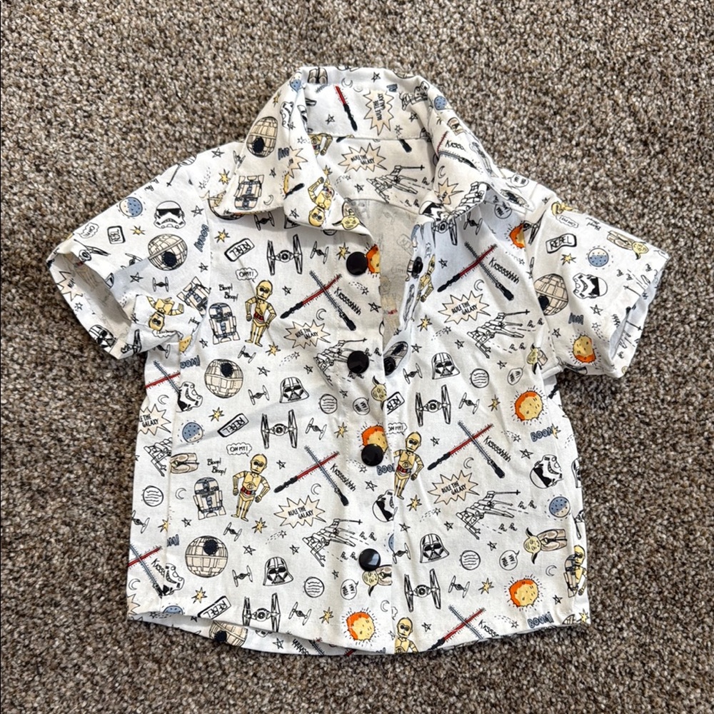 Baby Star Wars button up